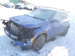 Salvage cars for sale at Montreal Est, QC auction: 2022 KIA Seltos LX