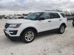Salvage cars for sale from Copart New Braunfels, TX: 2016 Ford Explorer