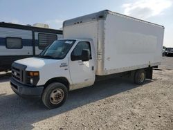 Salvage cars for sale from Copart Haslet, TX: 2014 Ford Econoline E350 Super Duty Cutaway Van
