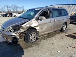 Salvage cars for sale at Spartanburg, SC auction: 2007 Honda Odyssey EXL