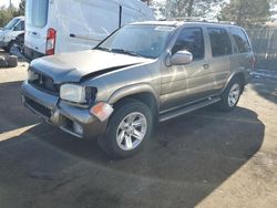 Salvage cars for sale from Copart Denver, CO: 2002 Nissan Pathfinder LE