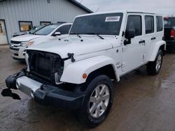 Jeep Wrangler salvage cars for sale: 2017 Jeep Wrangler Unlimited Sahara