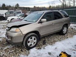 Salvage cars for sale from Copart Candia, NH: 2005 Acura MDX