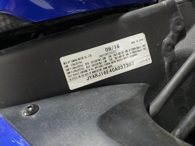 2016 Yamaha YZFR6