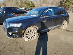 Salvage cars for sale at North Billerica, MA auction: 2019 Audi Q7 Premium Plus