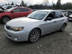 Vehiculos salvage en venta de Copart Graham, WA: 2008 Subaru Impreza 2.5I