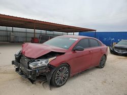 Salvage cars for sale at Andrews, TX auction: 2021 KIA Forte GT