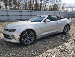 Chevrolet Camaro LT salvage cars for sale: 2017 Chevrolet Camaro LT