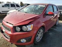 Chevrolet Sonic lt salvage cars for sale: 2012 Chevrolet Sonic LT