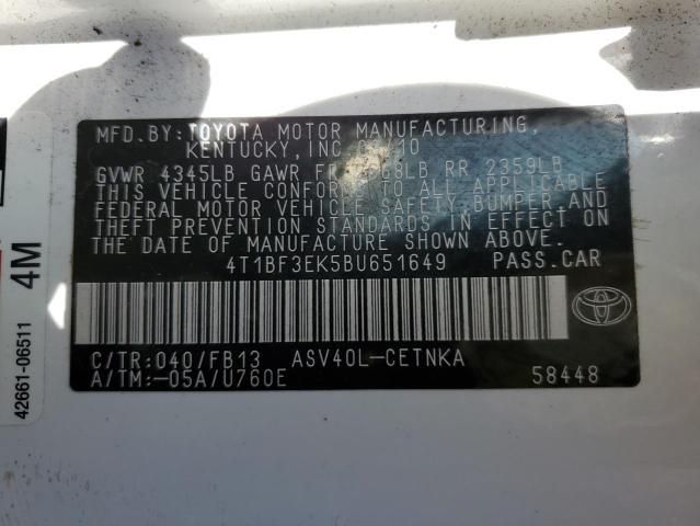 2011 Toyota Camry Base