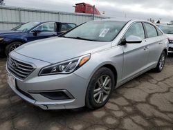 Salvage cars for sale at Dyer, IN auction: 2017 Hyundai Sonata SE