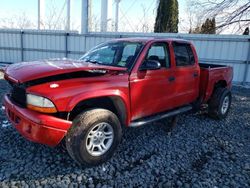 Dodge salvage cars for sale: 2003 Dodge Dakota Quad Sport