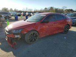 Salvage cars for sale at Florence, MS auction: 2021 Honda Civic Sport