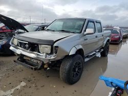 Salvage trucks for sale at Magna, UT auction: 2000 Nissan Frontier Crew Cab XE