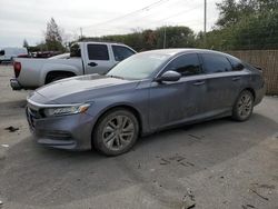 Salvage cars for sale from Copart San Martin, CA: 2020 Honda Accord LX