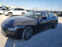 Salvage cars for sale from Copart Haslet, TX: 2014 Maserati Ghibli S