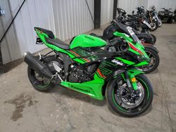 Salvage cars for sale from Copart Louisville, KY: 2024 Kawasaki ZX636 K