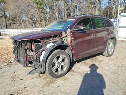 Salvage cars for sale from Copart Austell, GA: 2016 Toyota Highlander Limited