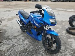 Salvage Motorcycles for sale at auction: 2009 Kawasaki EX500 D