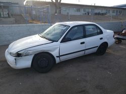 Salvage cars for sale from Copart Albuquerque, NM: 1998 Chevrolet GEO Prizm Base