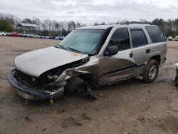 Salvage cars for sale from Copart Charles City, VA: 2001 Chevrolet Tahoe K1500