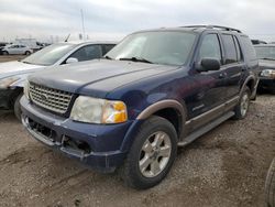 Ford Explorer salvage cars for sale: 2004 Ford Explorer Eddie Bauer