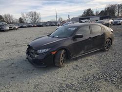 Salvage cars for sale from Copart Mebane, NC: 2018 Honda Civic Sport