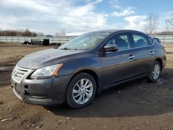 Salvage cars for sale from Copart Columbia Station, OH: 2015 Nissan Sentra S