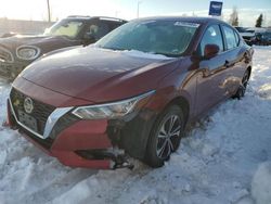 Nissan salvage cars for sale: 2021 Nissan Sentra SV