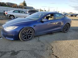 Vehiculos salvage en venta de Copart Vallejo, CA: 2021 Tesla Model S