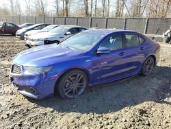 Salvage cars for sale from Copart Waldorf, MD: 2019 Acura TLX Technology