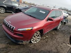 Salvage cars for sale from Copart Columbus, OH: 2015 Jeep Cherokee Latitude