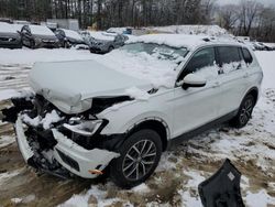 Salvage cars for sale from Copart North Billerica, MA: 2020 Volkswagen Tiguan SE