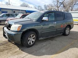 Salvage cars for sale at Wichita, KS auction: 2004 Nissan Armada SE