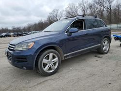 Salvage cars for sale at Ellwood City, PA auction: 2012 Volkswagen Touareg V6