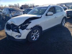 Salvage cars for sale from Copart New Britain, CT: 2008 Infiniti EX35 Base