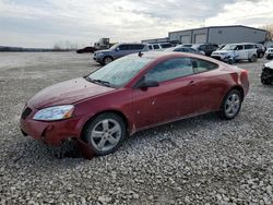 Salvage cars for sale at Wayland, MI auction: 2009 Pontiac G6 GT