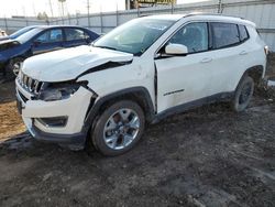 Salvage cars for sale at Chicago Heights, IL auction: 2021 Jeep Compass Limited