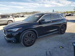 Salvage cars for sale at West Palm Beach, FL auction: 2020 Infiniti QX50 Pure