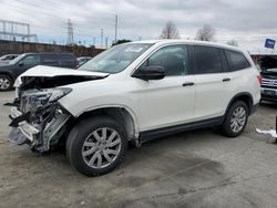 Honda Pilot salvage cars for sale: 2019 Honda Pilot LX