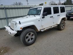 Salvage cars for sale at Shreveport, LA auction: 2017 Jeep Wrangler Unlimited Sahara