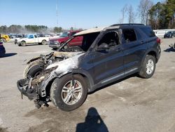 Salvage cars for sale at Dunn, NC auction: 2020 Ford Explorer XLT