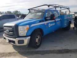 Salvage trucks for sale at Lumberton, NC auction: 2015 Ford F350 Super Duty