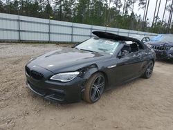 Salvage cars for sale at Harleyville, SC auction: 2018 BMW 650 I