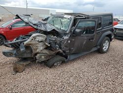 Salvage cars for sale from Copart Phoenix, AZ: 2021 Jeep Wrangler Unlimited Sport