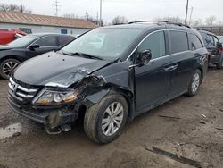 Salvage cars for sale at Columbus, OH auction: 2014 Honda Odyssey EXL