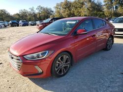 Salvage cars for sale from Copart Ocala, FL: 2018 Hyundai Elantra SEL
