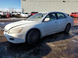 Salvage cars for sale from Copart Rocky View County, AB: 2007 Honda Accord EX