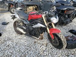 Salvage motorcycles for sale at Memphis, TN auction: 2016 Triumph Street Triple