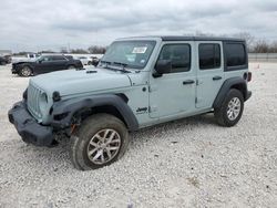 Salvage cars for sale at New Braunfels, TX auction: 2023 Jeep Wrangler Sport